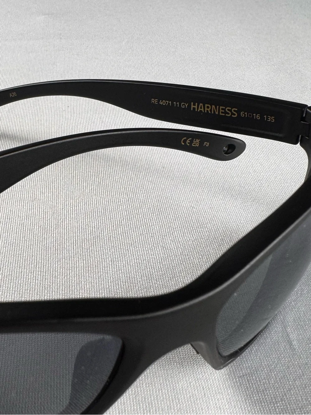 NEW! REVO Harness (RE 4071 11 GY) Matte Black Frames Polarized Graphite Lenses